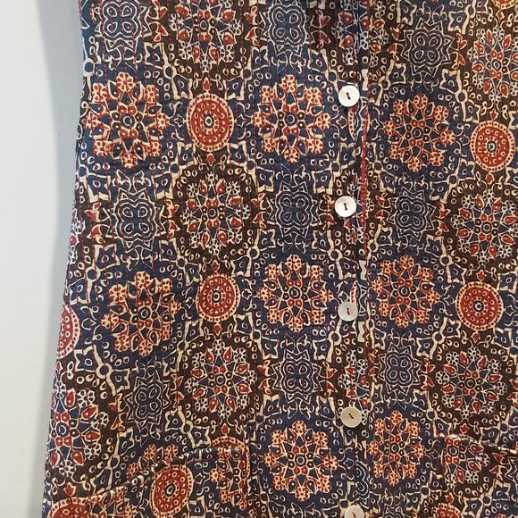 Reversible waistcoat red/blue - Picture 2 of 5